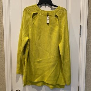 NWT Women’s Express mustard yellow sweater